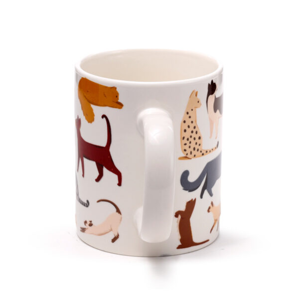 Porcelain Mug - Feline Fine Cats - Image 4