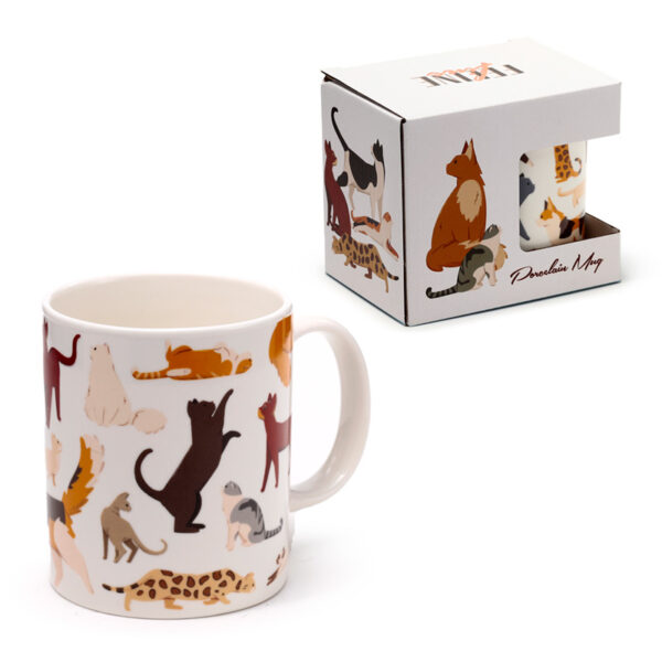 Porcelain Mug - Feline Fine Cats - Image 9