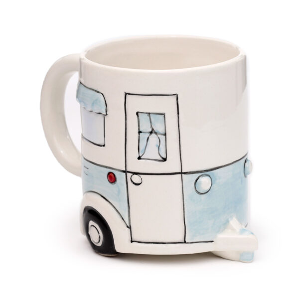 Novelty Shaped Ceramic Mug - Home Is Where You Park It Caravan - Image 7
