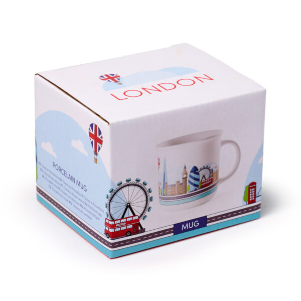 Porcelain Fine Rimmed Mug - London Icons - Image 2