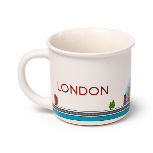 Porcelain Fine Rimmed Mug - London Icons - Image 4