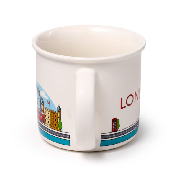 Porcelain Fine Rimmed Mug - London Icons - Image 5