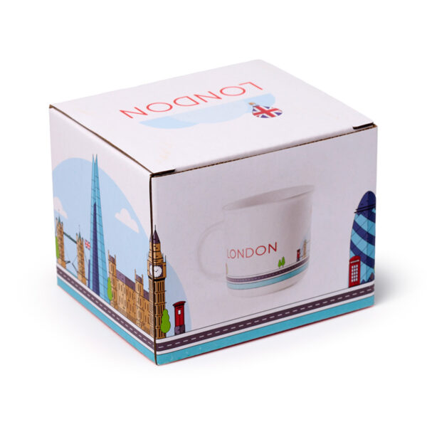 Porcelain Fine Rimmed Mug - London Icons - Image 8