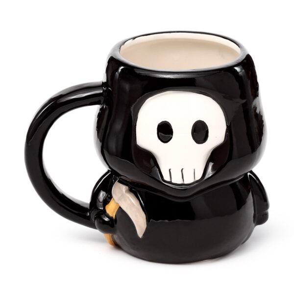 Novelty Shaped Ceramic Mug - Skull Boy - Image 2