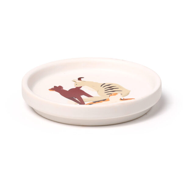 Porcelain Mug & Coaster Lid Set - Feline Fine Cats (New) - Image 5