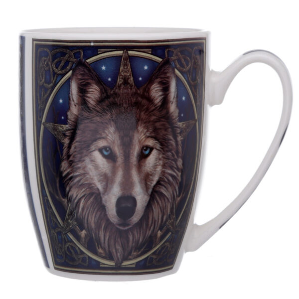 Porcelain Mug - Lisa Parker Wolf Head - Image 2