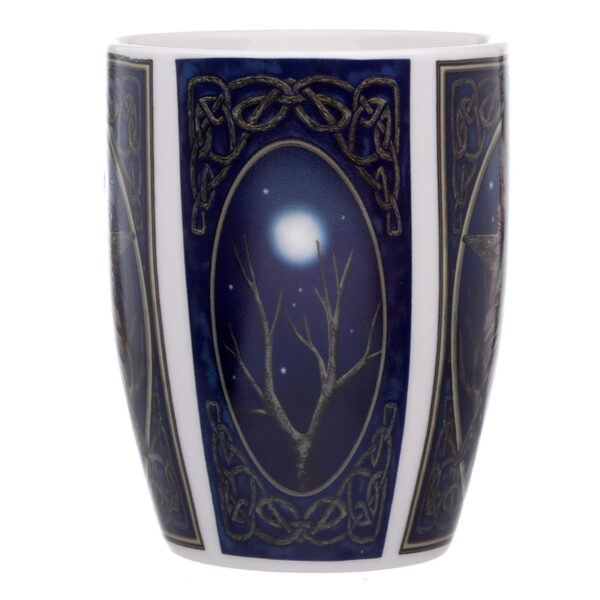 Porcelain Mug - Lisa Parker Wolf Head - Image 3