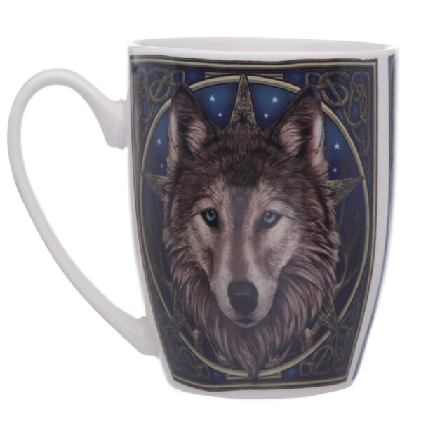 Porcelain Mug - Lisa Parker Wolf Head - Image 4