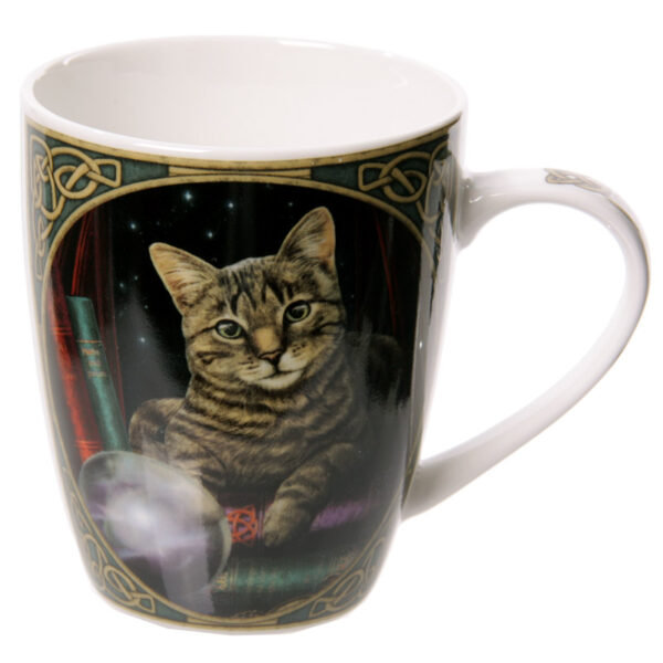 Porcelain Mug - Lisa Parker Fortune Teller Cat - Image 2