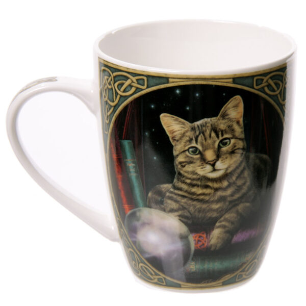 Porcelain Mug - Lisa Parker Fortune Teller Cat - Image 4