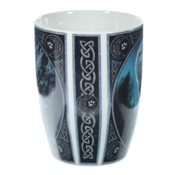 Porcelain Mug - Lisa Parker Guidance Wolf Design - Image 3
