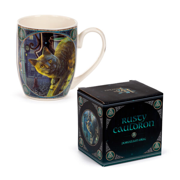 Porcelain Mug - Lisa Parker Rusty Cauldron Cat - Image 9