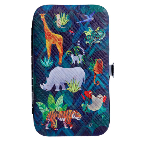 5 Piece Zip Up Shaped Manicure Set - Animal Kingdom - Image 3