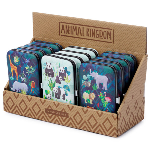 5 Piece Zip Up Shaped Manicure Set - Animal Kingdom - Image 8