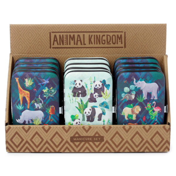 5 Piece Zip Up Shaped Manicure Set - Animal Kingdom - Image 9