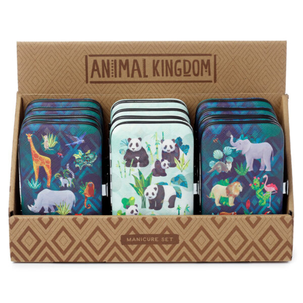 5 Piece Zip Up Shaped Manicure Set - Animal Kingdom - Image 10
