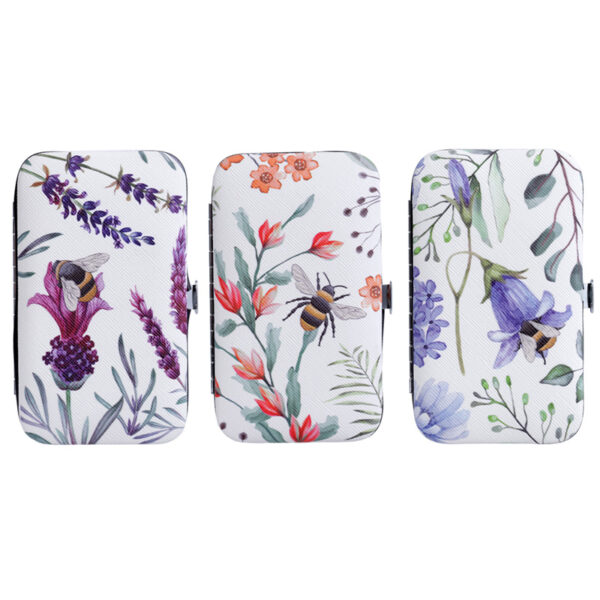 5 Piece Zip Up Shaped Manicure Set - Nectar Meadows - Image 2