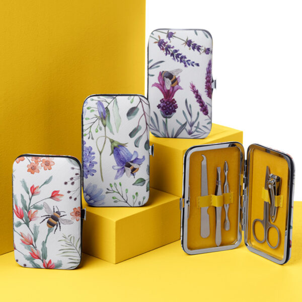 5 Piece Zip Up Shaped Manicure Set - Nectar Meadows - Image 7