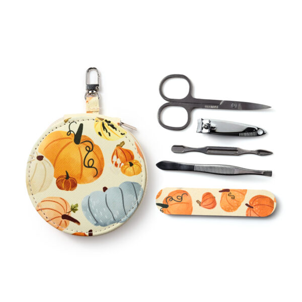 5 Piece Round Manicure Set - Autumn Harvest - Image 8