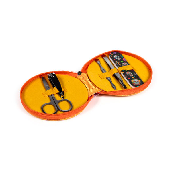 5 Piece Round Manicure Set - Day of the Dead - Image 5