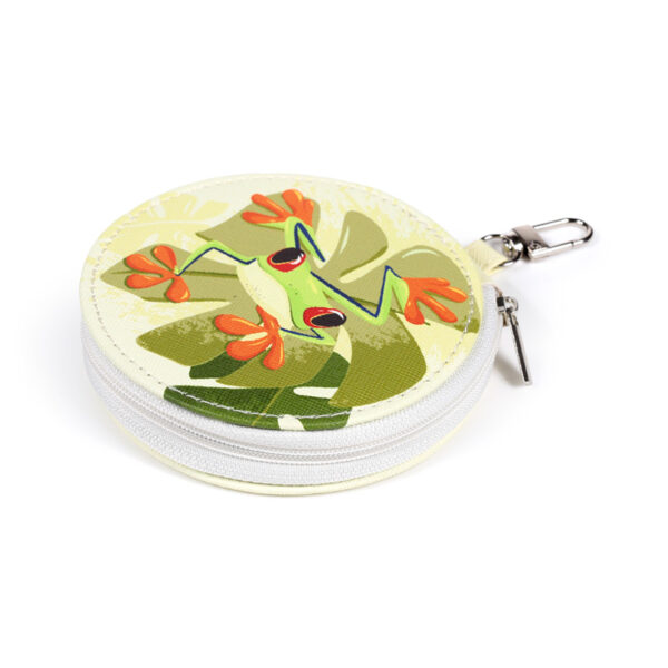 5 Piece Round Manicure Set - Tropical Frogs - Image 3