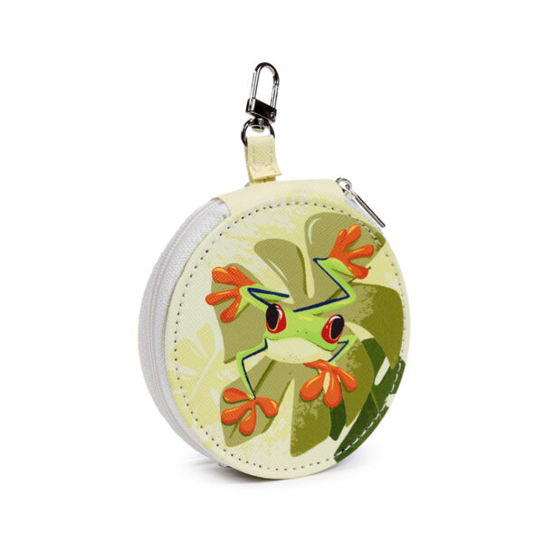 5 Piece Round Manicure Set - Tropical Frogs - Image 4