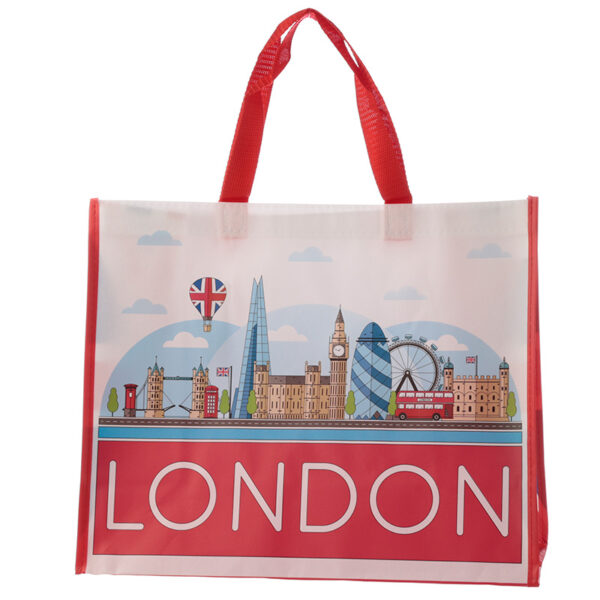 Durable Reusable Shopping Bag - London Icons - Image 4