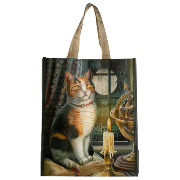 Durable Reusable Shopping Bag - Lisa Parker Adventure Awaits Cat - Image 2