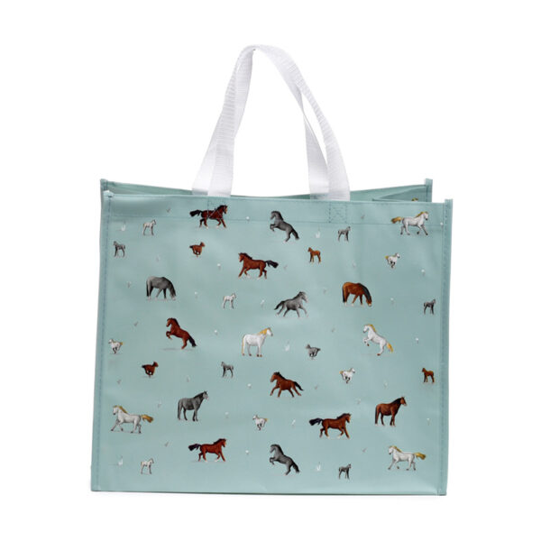 Durable Reusable Shopping Bag - Willow Farm Horses - Image 4