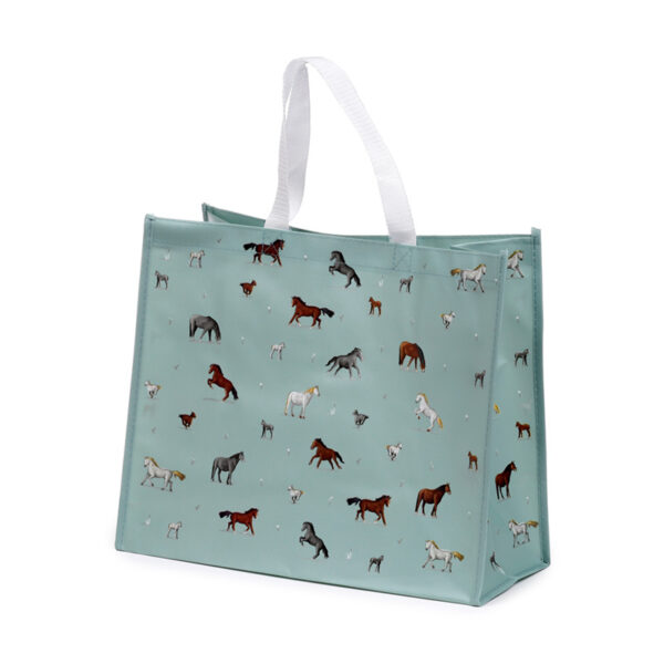 Durable Reusable Shopping Bag - Willow Farm Horses - Image 6