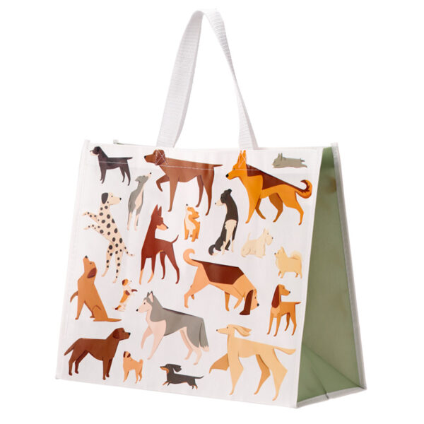 Durable Reusable Shopping Bag - Barks Dog - Image 3