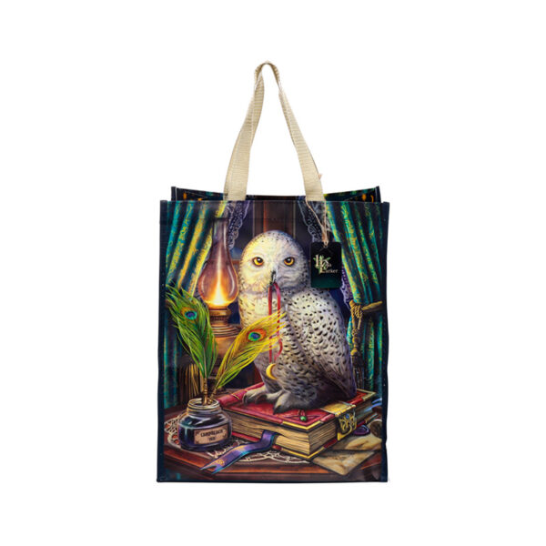 Durable Reusable Shopping Bag - Lisa Parker Guardian of Spells Owl - Image 2