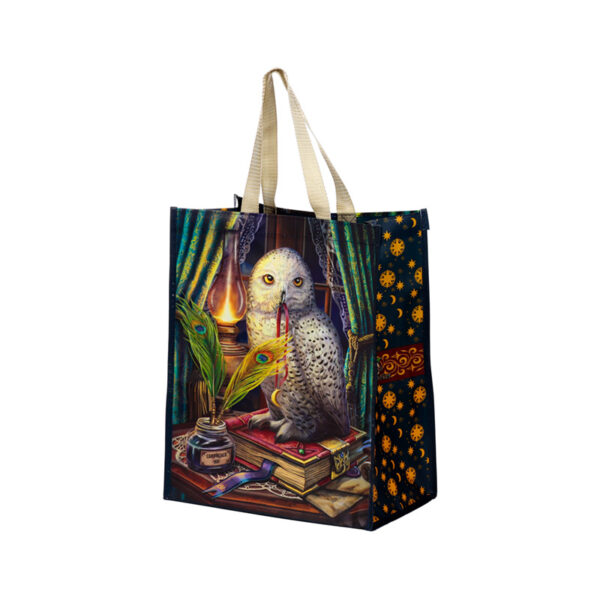 Durable Reusable Shopping Bag - Lisa Parker Guardian of Spells Owl - Image 5