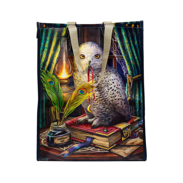 Durable Reusable Shopping Bag - Lisa Parker Guardian of Spells Owl - Image 7
