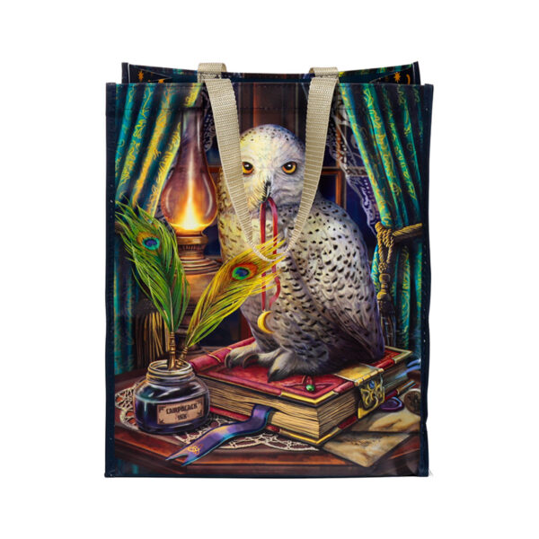 Durable Reusable Shopping Bag - Lisa Parker Guardian of Spells Owl - Image 9