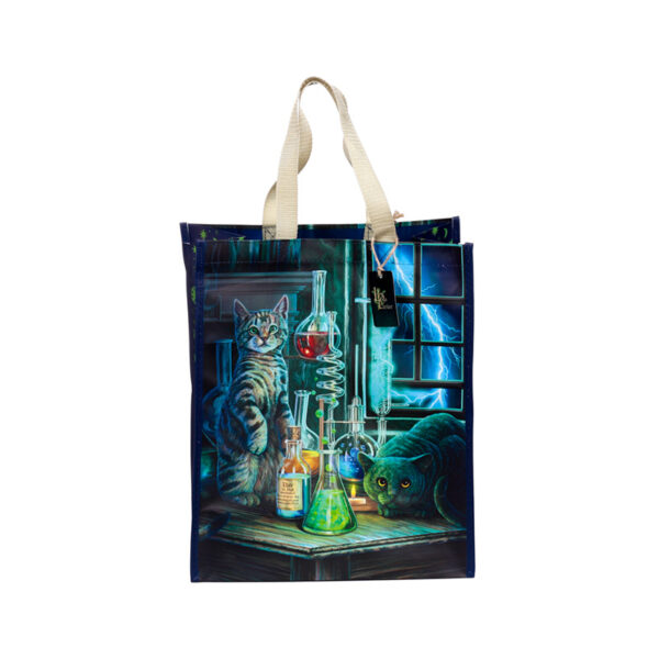 Durable Reusable Shopping Bag - Lisa Parker Jekyll and Hyde Cats - Image 2