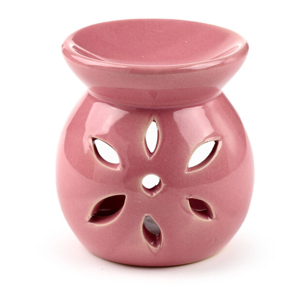 Simple Coloured Cut Out Design Ceramic Oil Burner - Image 3
