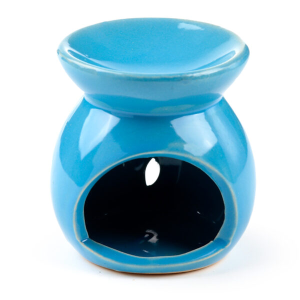 Simple Coloured Cut Out Design Ceramic Oil Burner - Image 10