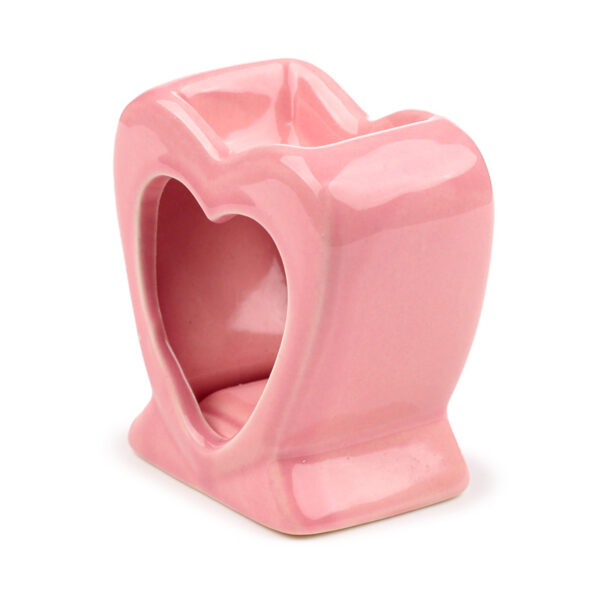 Cute Heart Shaped Ceramic Oil Burner - Image 4