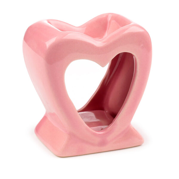 Cute Heart Shaped Ceramic Oil Burner - Image 5