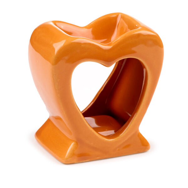 Cute Heart Shaped Ceramic Oil Burner - Image 6
