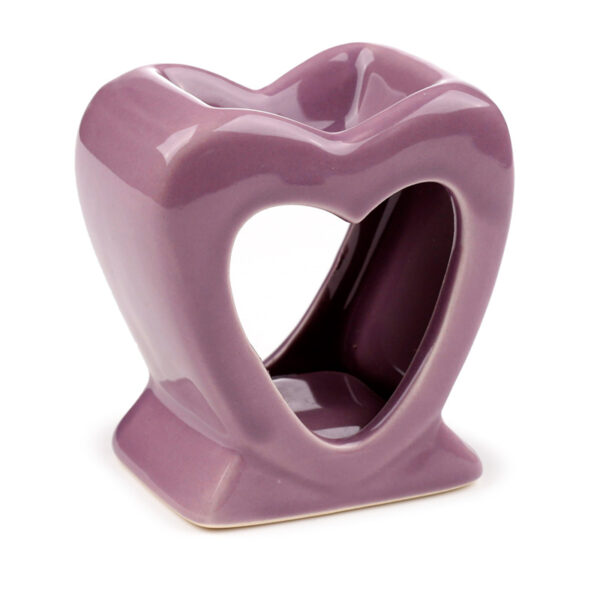 Cute Heart Shaped Ceramic Oil Burner - Image 7