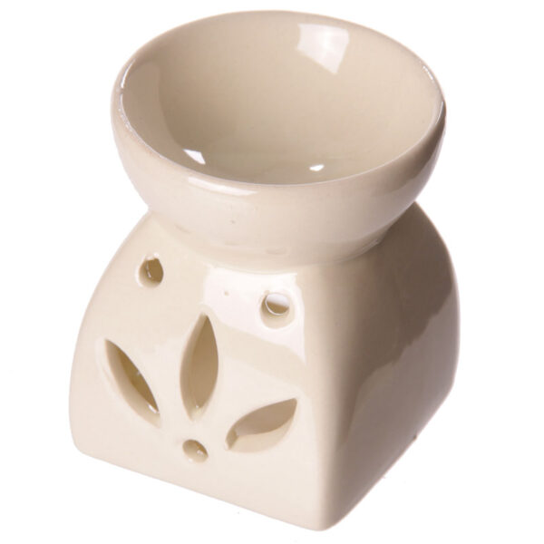 Decorative Squat Ceramic Simple Coloured Oil Burner - Image 2