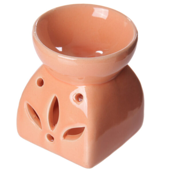 Decorative Squat Ceramic Simple Coloured Oil Burner - Image 4
