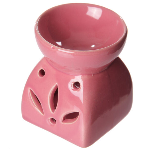 Decorative Squat Ceramic Simple Coloured Oil Burner - Image 5
