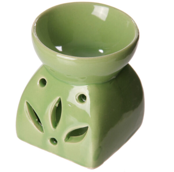 Decorative Squat Ceramic Simple Coloured Oil Burner - Image 6