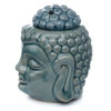 Ceramic Buddha Head Design Crackle Glazed Oil Burner - Image 6