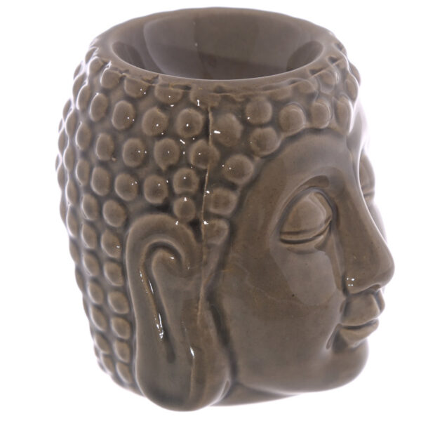 Ceramic Crackled Glaze Buddha Head Oil Burner - Image 8
