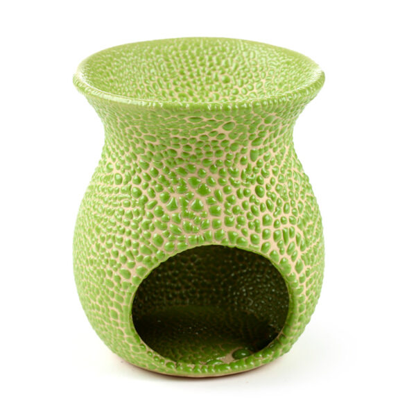 Ceramic Crackled Glaze Cut Out Pattern Oil Burner - Image 8