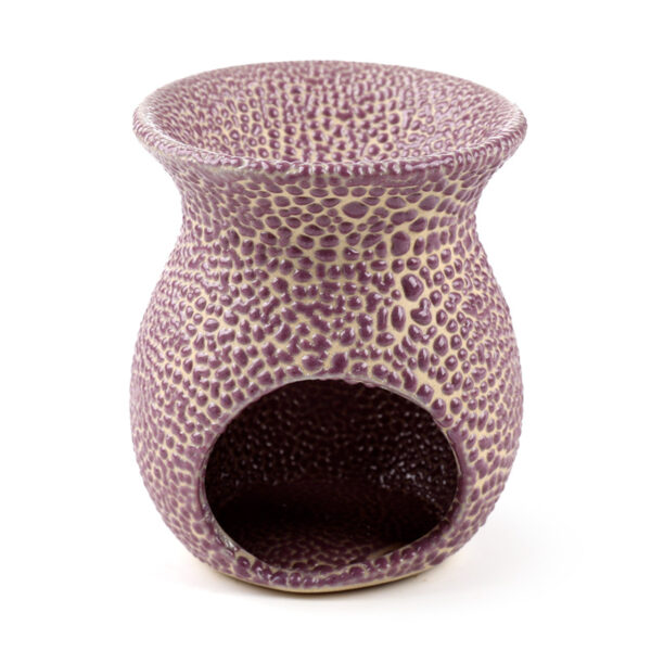 Ceramic Crackled Glaze Cut Out Pattern Oil Burner - Image 9